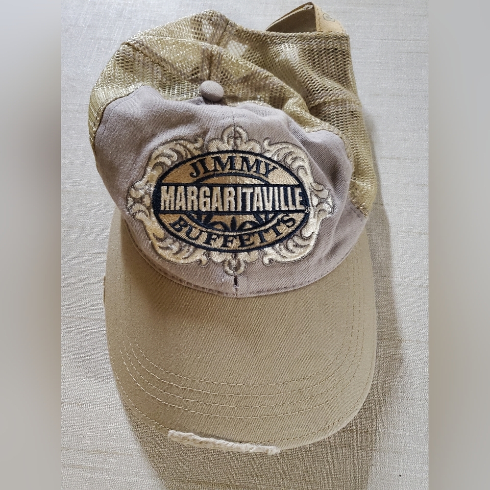 Jimmy Buffet Margueritaville Cayman Islands distressed trucker hat